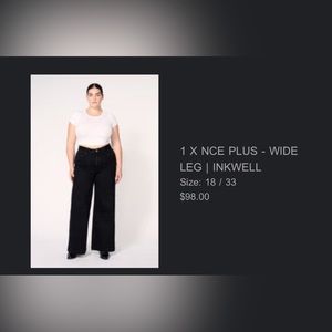 NCE PLUS WIDE LEG INKWELL